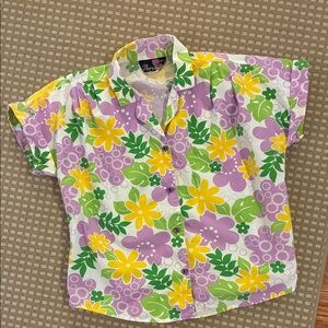 Vintage floral blouse